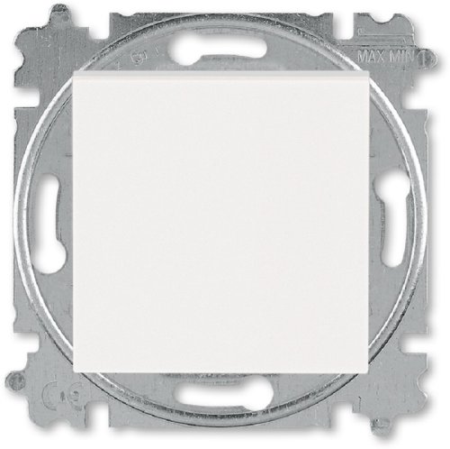 Переключатель без рамки ABB EPJ Levit 1-кл. проходной жемчуг/ледяной картинка