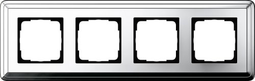 Рамка универсальная Gira ClassiX 4-м. хром/хром картинка