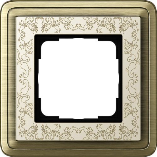 Рамка универсальная Gira ClassiX Art 1-м. бронза/кремовый фото Рамка универсальная Gira ClassiX Art 1-м. бронза/кремовый картинка