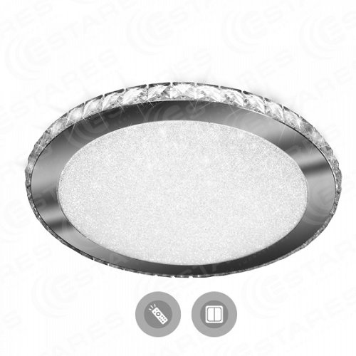 Светильник светодиодный (Люстра) "Siyanie" Estares LED 220В 60Вт IP44 ПДУ/Кристаллы/515мм фото фото 2 Светильник светодиодный (Люстра) "Siyanie" Estares LED 220В 60Вт IP44 ПДУ/Кристаллы/515мм картинка фото 2