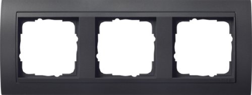 Рамка универсальная Gira Event Clear 3-м. антрацит/антрацит фото Рамка универсальная Gira Event Clear 3-м. антрацит/антрацит картинка