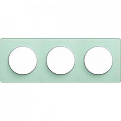 Рамка универсальная Schneider Electric Odace 3-м. зеленый лед/алюминий фото фото 2 Рамка универсальная Schneider Electric Odace 3-м. зеленый лед/алюминий картинка фото 2