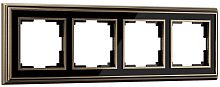Рамка универсальная Werkel Palacio Classic 4-м. металл бронза/черный картинка