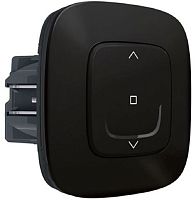 Умный выключатель управления жалюзи Valena Allure Netatmo 1-кл. IP20 антрацит