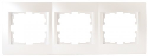 Рамка горизонтальная Lezard Karina 3-м. жемчужно-белый/перламутр картинка
