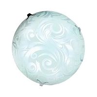 Светильник светодиодный накладной "Снежинка" Leek СЛЛ 012 LED 220В 20Вт 520Лм 6000К Стекло/250мм картинка 