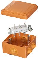 Коробка огнестойкая DKC Vulcan 100x100x50мм 5x6мм IP55 оранжевый