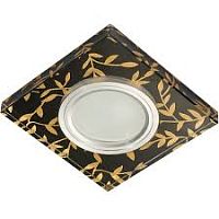 Светильник встраиваемый Fametto/Luciole DLS-L205 GU5.3 CHROME/BLACK картинка 