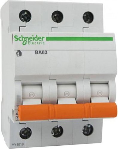 Выключатель автоматический Schneider Electric Домовой 3п C 50А ВА63 4.5кА картинка фото 2