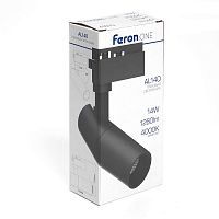 Светильник трековый Feron AL140 220В 14Вт 1260Лм 4000К 35° Черный картинка 