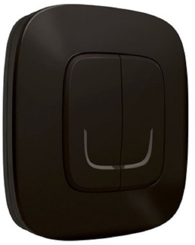 Умный выключатель беспроводной Valena Allure Netatmo 2-кл. IP20 антрацит Умный выключатель беспроводной Valena Allure Netatmo 2-кл. IP20 антрацит
