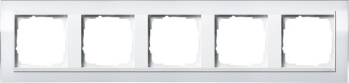 Рамка универсальная Gira Event Clear 5-м. белый глянец/белый фото Рамка универсальная Gira Event Clear 5-м. белый глянец/белый картинка
