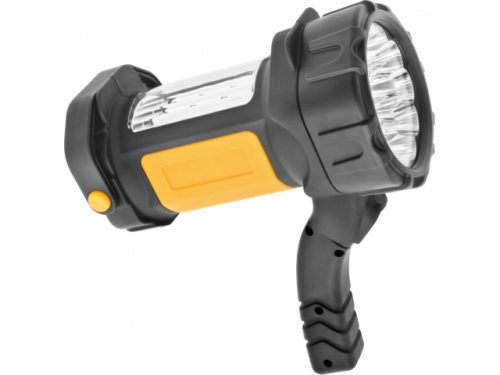Фонарь ручной/прожектор Navigator NPT-SP11-3AA-15+12LED Пластик/желтый фото Фонарь ручной/прожектор Navigator NPT-SP11-3AA-15+12LED Пластик/желтый картинка