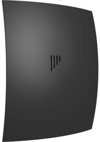 Вентилятор декоративный осевой DiCiTi Breeze 4C D100 обратный клапан черный матовый картинка
