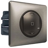 Умный выключатель управления жалюзи Valena Celiane Netatmo 1-кл. IP20 графит
