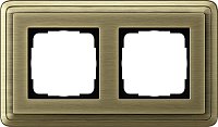 Рамка универсальная Gira ClassiX 2-м. бронза/бронза