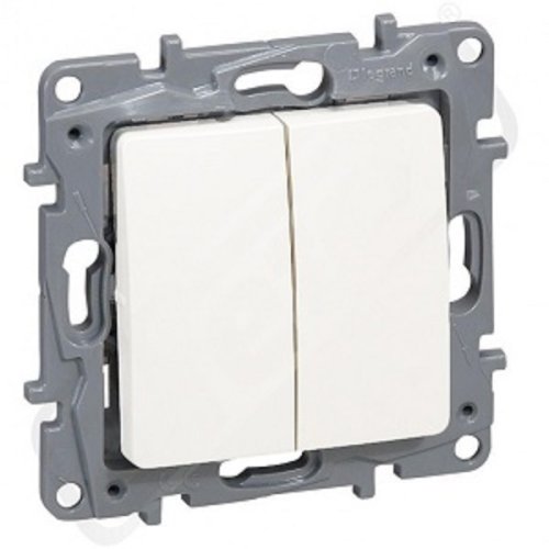Выключатель без рамки Legrand Etika 2-кл. белый фото фото 2 Выключатель без рамки Legrand Etika 2-кл. белый картинка фото 2