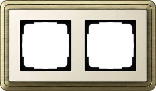 Рамка универсальная Gira ClassiX 2-м. бронза/кремовый картинка