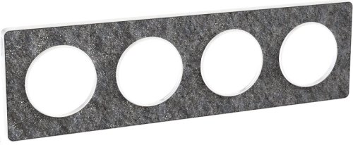 Рамка универсальная Schneider Electric Odace 4-м. камень черный фосфор/белый фото Рамка универсальная Schneider Electric Odace 4-м. камень черный фосфор/белый картинка