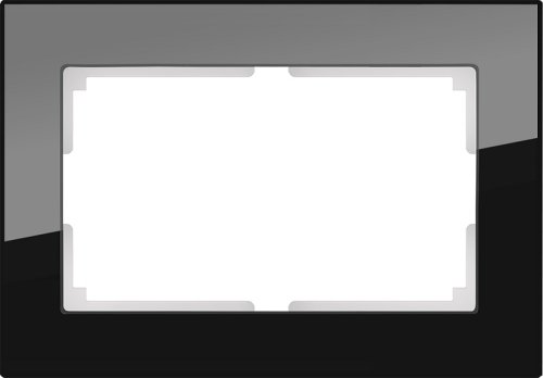 Рамка универсальная Werkel Favorit для 1-м. 2 мод. розетки стекло черный фото фото 2 Рамка универсальная Werkel Favorit для 1-м. 2 мод. розетки стекло черный картинка фото 2