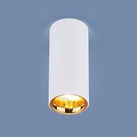 Светильник светодиодный накладной Elektrostandard DLR030 12Вт 4200K белый матовый/золото картинка 