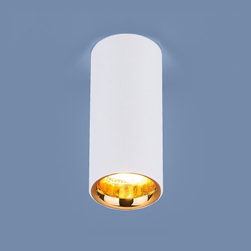 Светильник светодиодный накладной Elektrostandard DLR030 12Вт 4200K Белый матовый/золото картинка 