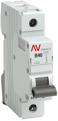 Выключатель автоматический EKF Averes AV-6 1п 40А B 6кА картинка