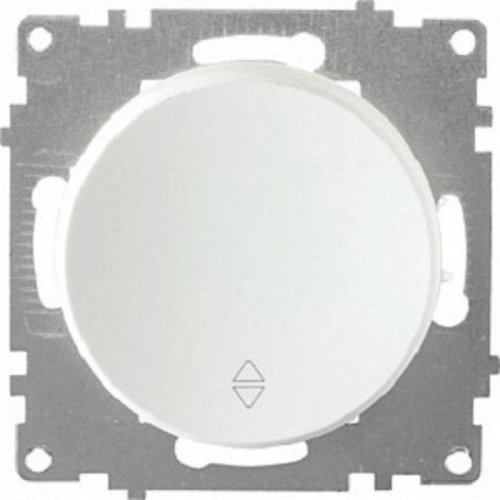 Переключатель без рамки OneKeyElectro Florence 1-кл. перекрестный белый картинка фото 2