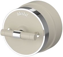 Выключатель-ретро пластик Werkel Retro Vintage 2-кл. слоновая кость матовый/хром картинка