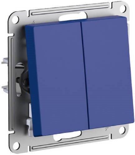 Выключатель без рамки Systeme Electric AtlasDesign 2-кл. аквамарин картинка