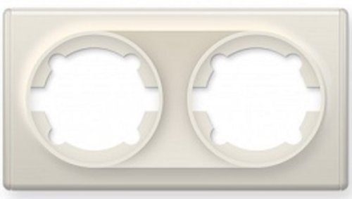 Рамка универсальная OneKeyElectro Florence 2-м. бежевый картинка фото 2