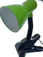 Светильник настольный Мелодия Света ЛОН  220В E27 60Вт Зеленый/прищепка картинка 