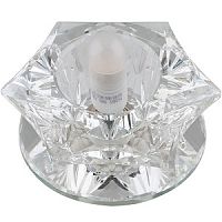 Светильник встраиваемый Fametto/Fiore DLS-F109 G9 GLASSY/CLEAR 65мм/35Вт картинка 