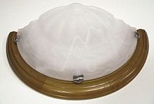 Светильник накладной "Орхидея" Альфа Лайт ЛОН 220В Е27 1х60Вт Дуб/Бра 1/2 картинка 