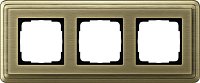 Рамка универсальная Gira ClassiX 3-м. бронза/бронза