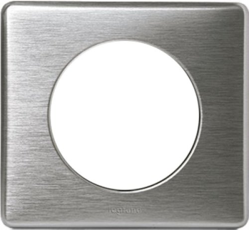 Рамка универсальная Legrand Celiane 1-м. металл алюминий  картинка фото 2