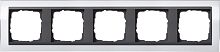 Рамка универсальная Gira Event Clear 5-м. белый глянец/антрацит картинка