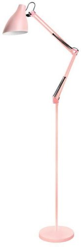 Торшер напольный (светильник) Camelion KD-332 C14 плафон из металла  220В Е27 40Вт Розовый картинка 