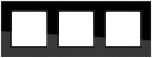 Рамка универсальная Jung A creation 3-м. черный картинка