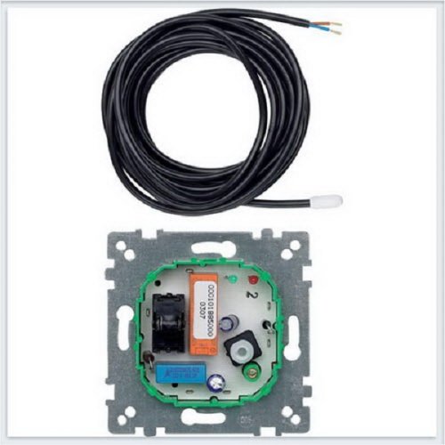 Терморегулятор без накладки без рамки Schneider Electric Merten Antique с датчиком от +10 до +50°С картинка фото 2