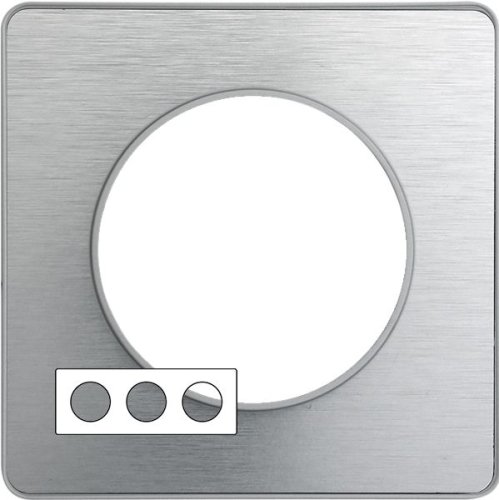 Рамка универсальная Schneider Electric Odace 3-м. металл полированный алюминий/алюминий фото фото 2 Рамка универсальная Schneider Electric Odace 3-м. металл полированный алюминий/алюминий картинка фото 2