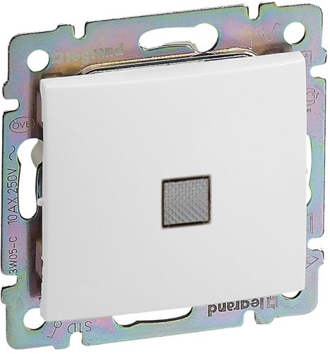 Переключатель с подсветкой без рамки Legrand Valena 1-кл. проходной белый фото фото 2 Переключатель с подсветкой без рамки Legrand Valena 1-кл. проходной белый картинка фото 2