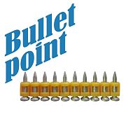 Гвозди для монтажного пистолета 3,05x22 мм, MG bullet point 1000 шт. TOUA картинка