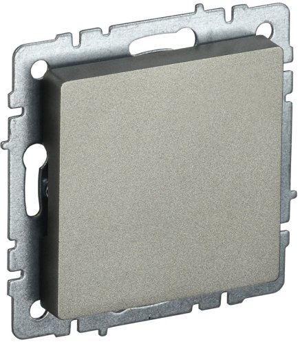 Заглушка без рамки IEK Brite МЗ10-БрШ шампань картинка