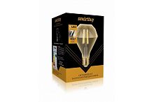Лампа светодиодная филаментная Ретро Smartbuy ART G95Dimond-7W E27 220В 7Вт 3000К картинка 