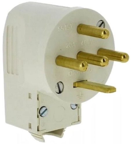 Вилка силовая Legrand 20А 3P+N+E 400В слоновая кость картинка 