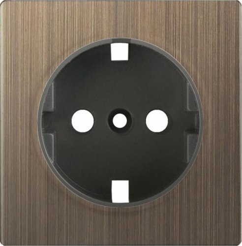 Лицевая панель Werkel для 1-м. розетки 220В бронза глянцевый фото фото 2 Лицевая панель Werkel для 1-м. розетки 220В бронза глянцевый картинка фото 2