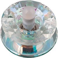 Светильник встраиваемый Fametto/Luciole DLS-L117 G9 GLASSY/RAINBOW 70мм/35Вт+1Вт картинка 