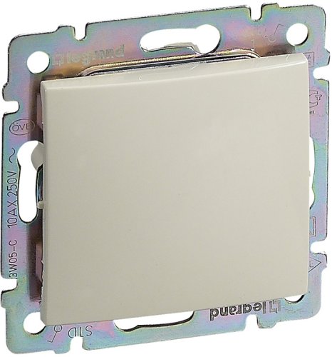 Переключатель без рамки Legrand Valena 1-кл. перекрестный слоновая кость  картинка фото 2