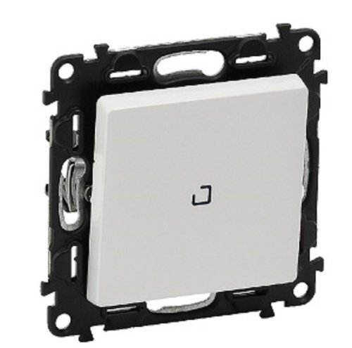 Выключатель с подсветкой без рамки Legrand Valena Life 1-кл. 10А белый картинка фото 2